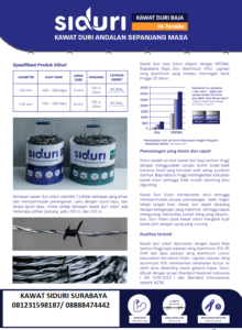 Jual Kawat Siduri surabaya
